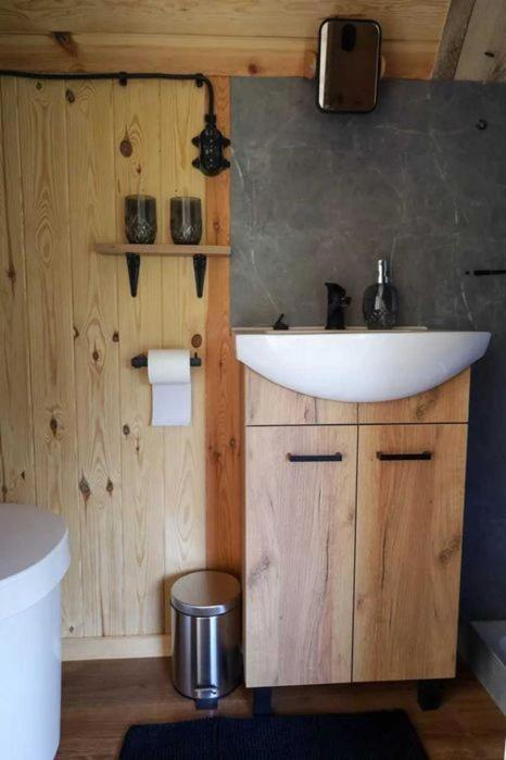 Oaza Swiety Spokoj - Domek Z Balia I Jacuzzi Rzasnik Exterior foto