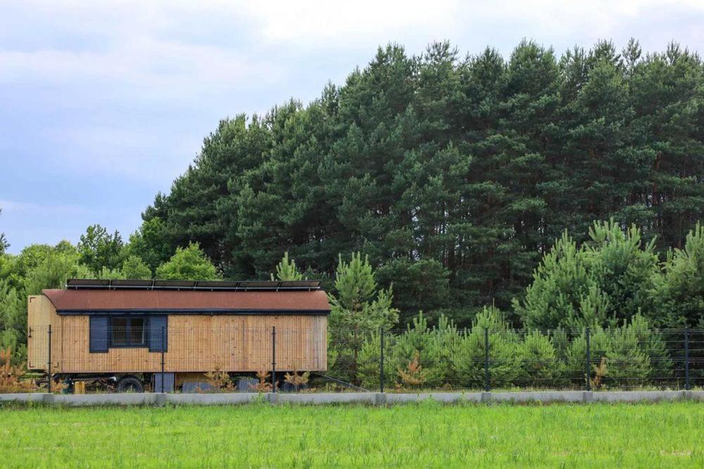 Oaza Swiety Spokoj - Domek Z Balia I Jacuzzi Rzasnik Exterior foto
