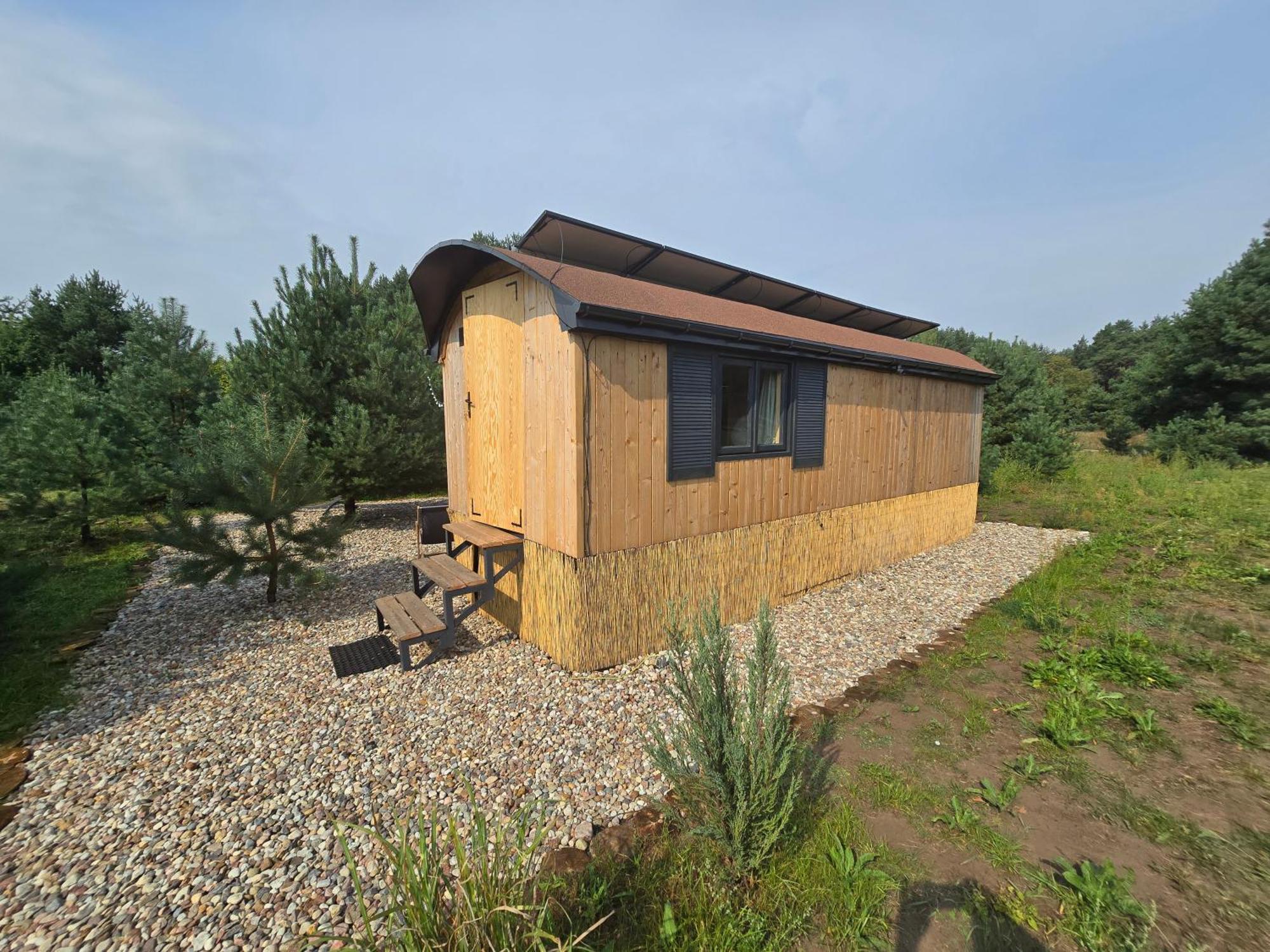 Oaza Swiety Spokoj - Domek Z Balia I Jacuzzi Rzasnik Exterior foto